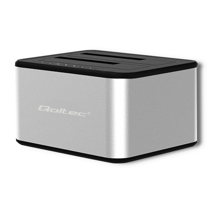 Dvojna postaja za diske 2,5"/3,5" SATA HDD/SSD s kloniranjem, USB 3.0 2