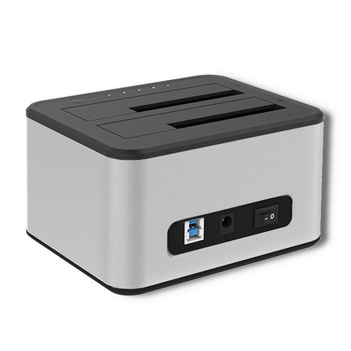 Dvojna postaja za diske 2,5"/3,5" SATA HDD/SSD s kloniranjem, USB 3.0 6