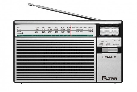 Radio LENA 5 USB, srebrn