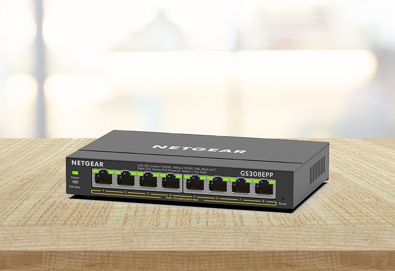 Netgear GS308EPP stikalo, 8x GE, PoE+ 2