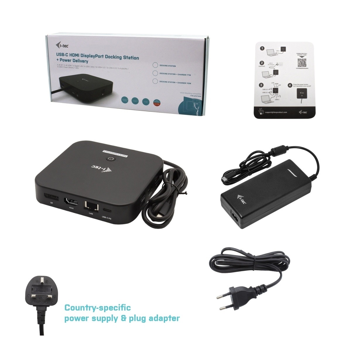 i-tec USB-C Docking Station HDMI s PD 100W 7