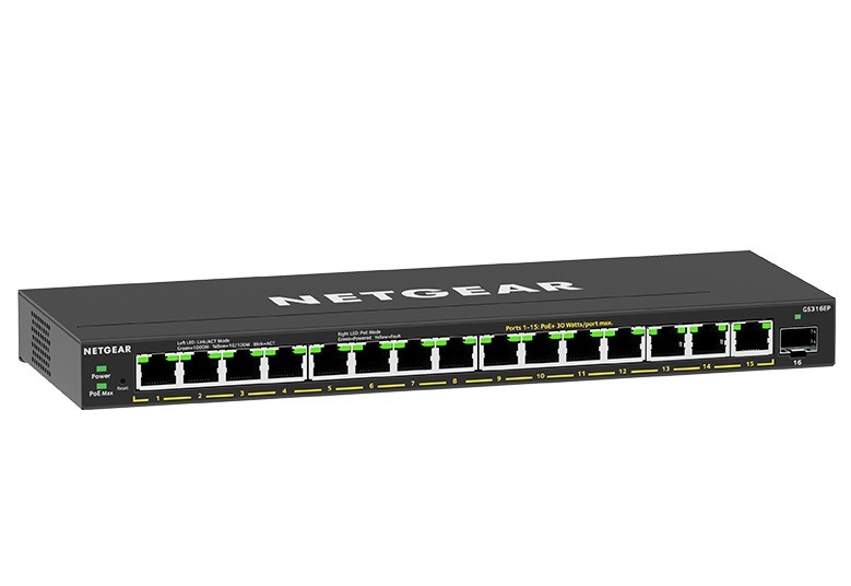 Neupravljano stikalo GS316EP 16x GE PoE+ 4