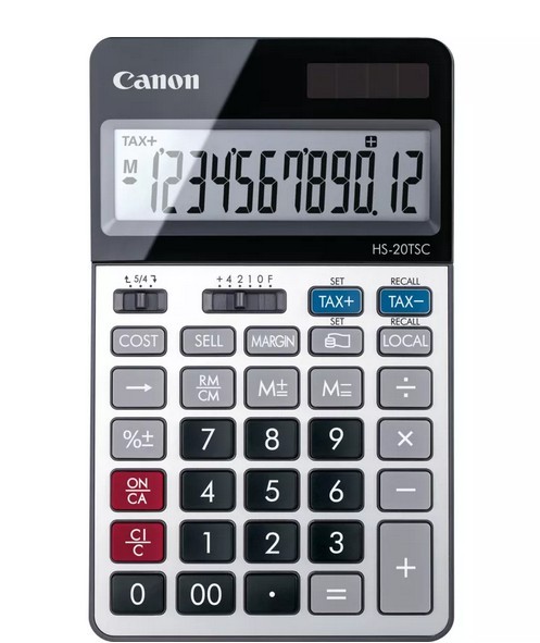 Canon HS-20TSC kalkulator, črn