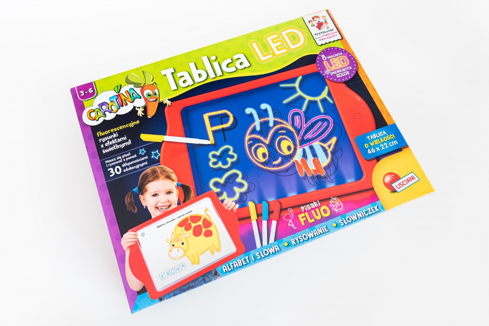 Lisciani Carotina LED tabla za risanje