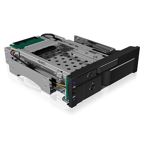 Ohišje za trdi disk IB-173SSK za 1x 2,5" + 1x 3,5" v 1x 5,25" ležišče 2
