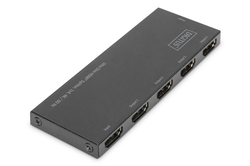 Ultra Slim HDMI razdelilnik 1x4 4K 60Hz, HDR, HDCP 2.2 2