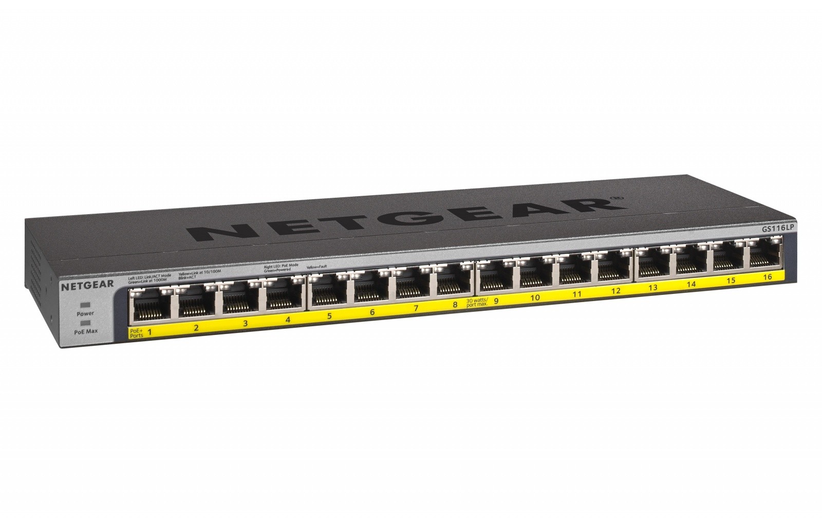 Mrežni preklopnik 16x GE PoE+, neupravljan 2