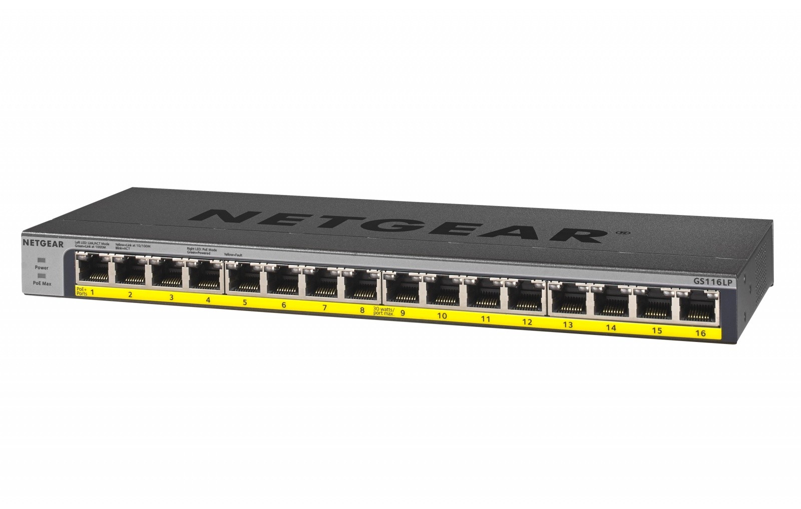 Mrežni preklopnik 16x GE PoE+, neupravljan 3