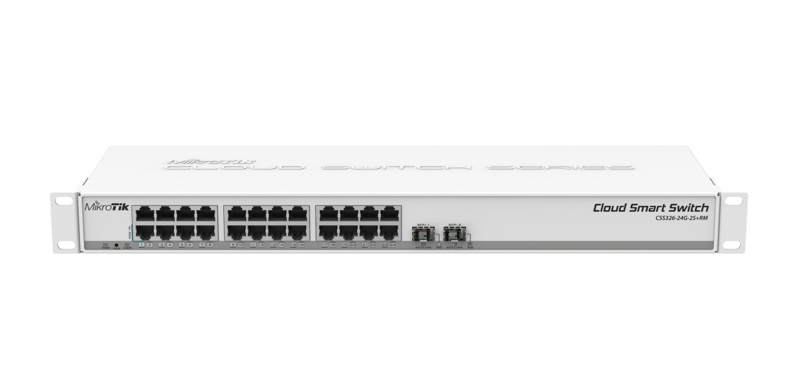 Preklopnik 24x1GbE 2xSFP+ CSS326-24G-2S+RM