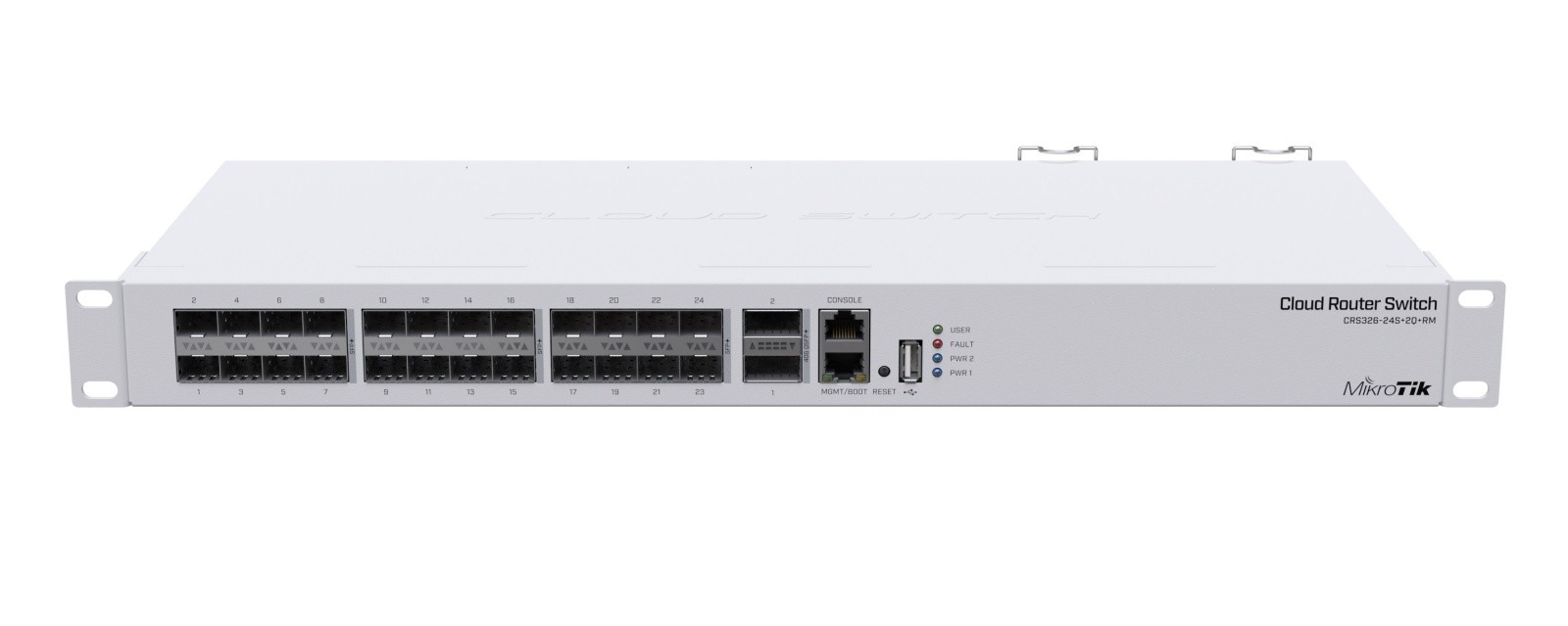 Preklopnik 24xSFP+ 2xQSFP+ CRS326-24S+2Q+RM