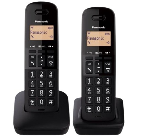 DECT telefon KX-TGB612 Duo, črn