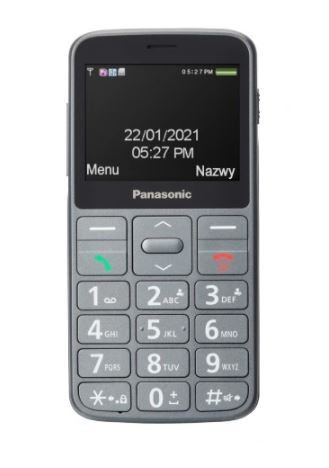 Telefon za starejše KX-TU160, siv