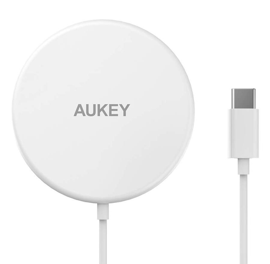 Brezžični polnilnik MagSafe Qi 15W, bel