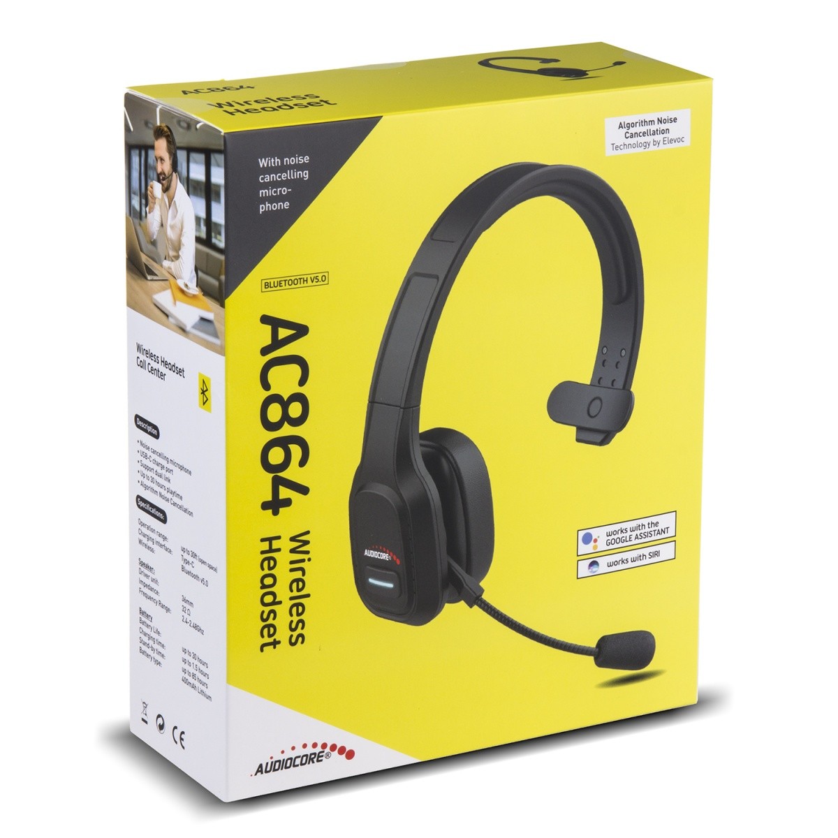 Bluetooth slušalka za center AC864 2