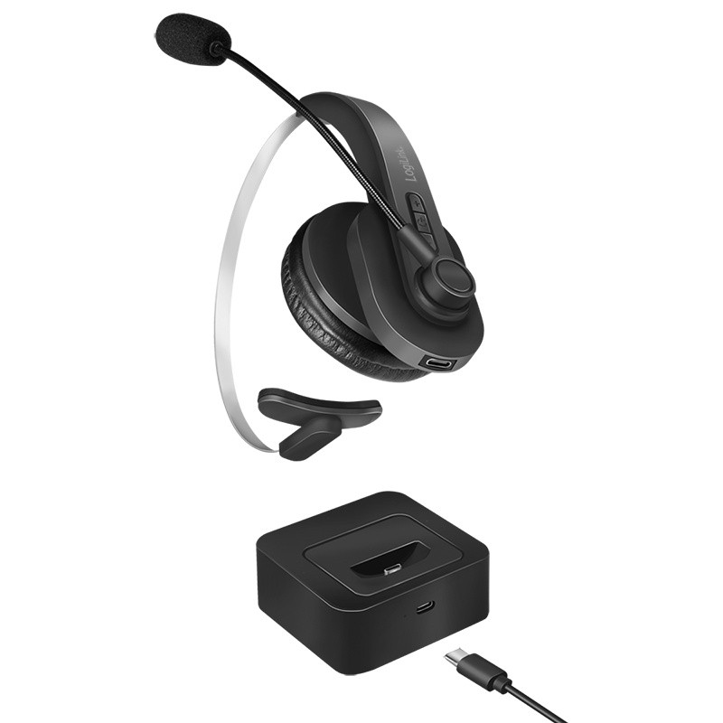Bluetooth slušalka z mikrofonom in polnilno postajo 5