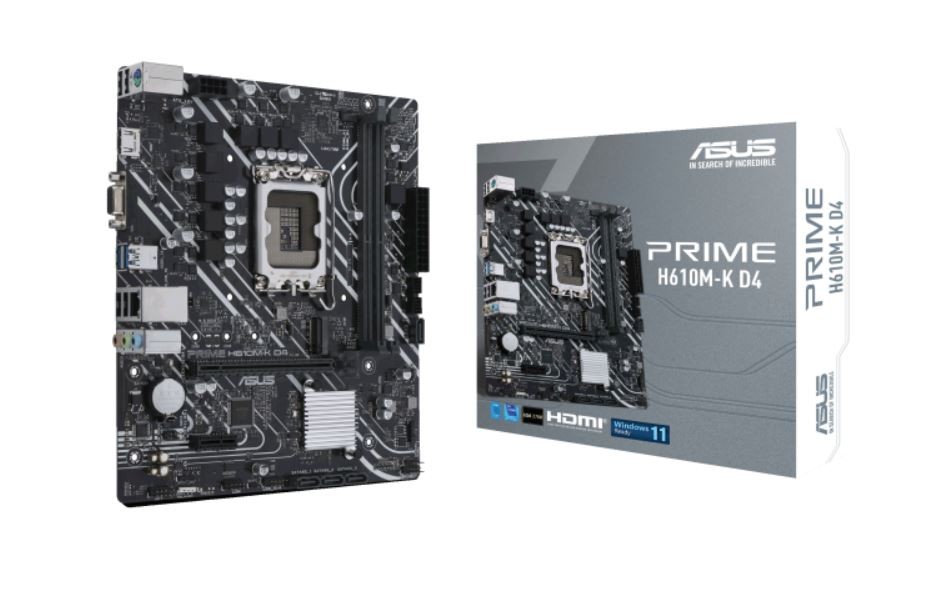 Asus PRIME H610M-K D4 matična plošča, s1700, 2DDR4, D-Sub/HDMI, M.2, mATX