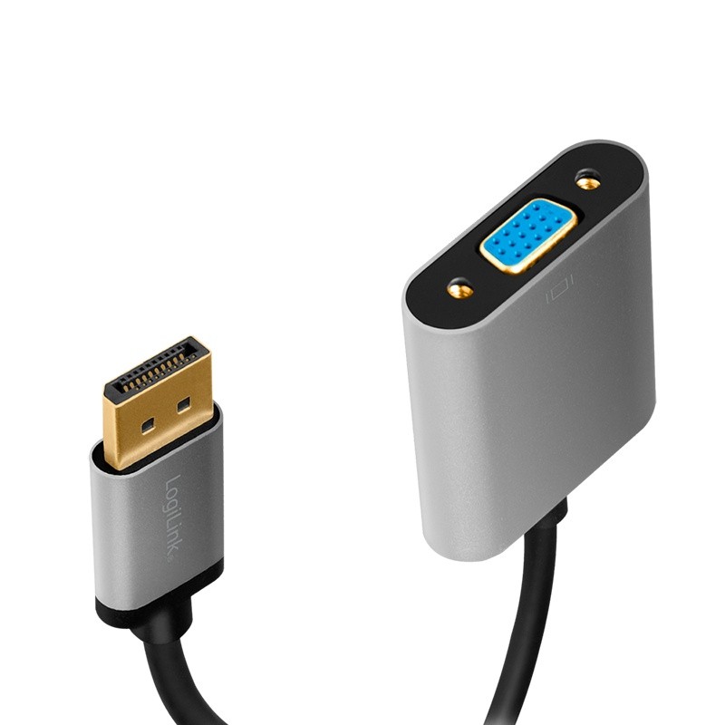 Adapter DP na VGA 1080p/60 Hz, 0.15m, aluminijast 2