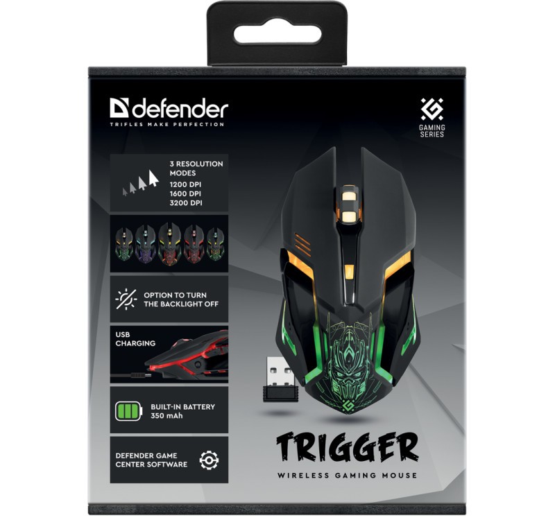 Brezžična gamerska miška TRIGGER GM-934 8