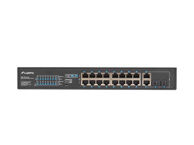 Neupravljani mrežni preklopnik (switch) 16-portni Gigabit PoE+/Combo, 19" Rack 5