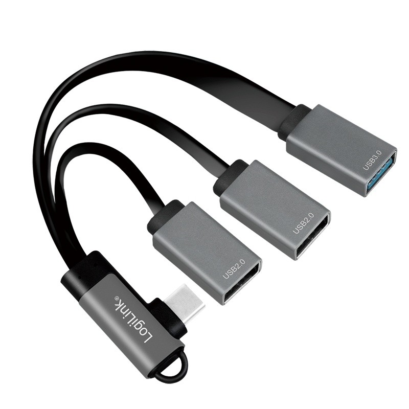 USB 3.2 hub s USB-C, 3x USB-A vhodi, 0.15m
