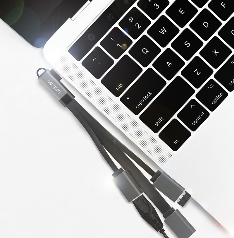 USB 3.2 hub s USB-C, 3x USB-A vhodi, 0.15m 5