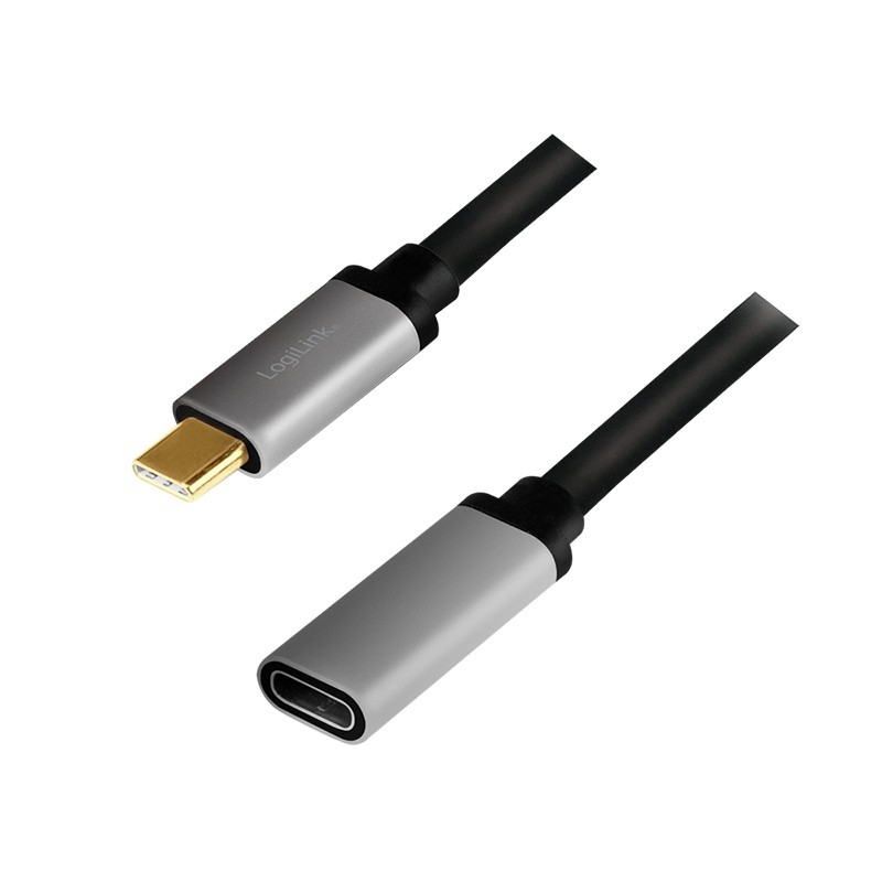 Podaljševalni kabel USB-C M/F, 4K/60Hz, aluminijast, 0.5m