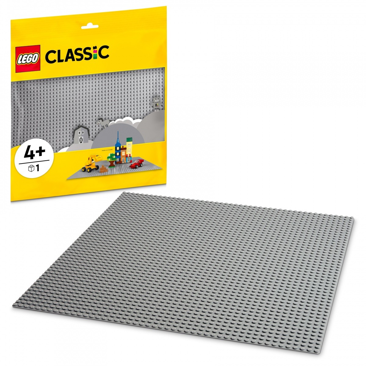 Gradbene kocke LEGO Classic Plošča 11024 Siva 4
