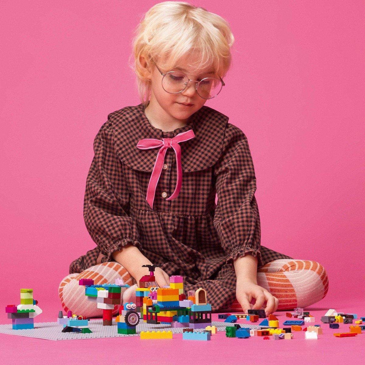 Gradbene kocke LEGO Classic Plošča 11024 Siva 6