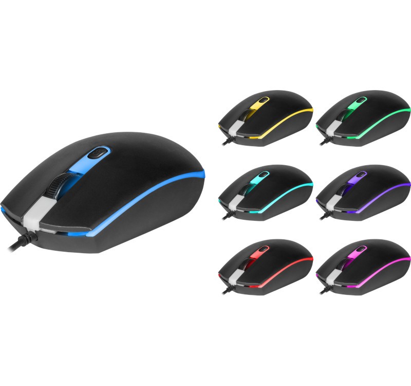 Gaming miška DOT MB-986, optična, 7 barv, 1000dpi, 4P 5