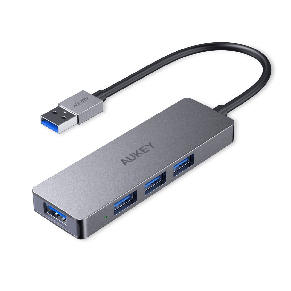 Aluminijast USB-A HUB CB-H36, Ultra Slim, 4v1, 4xUSB 3.0, 5Gbps