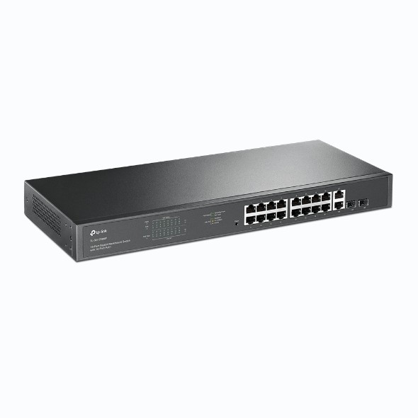TP-LINK SG1218MP Switch, 16x GE PoE+, 2x GE, 2x SFP 2