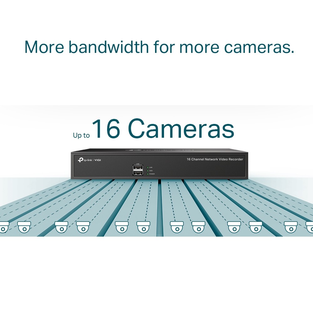 TP-LINK VIGI NVR1016H video snemalnik, 16 kanalov 3