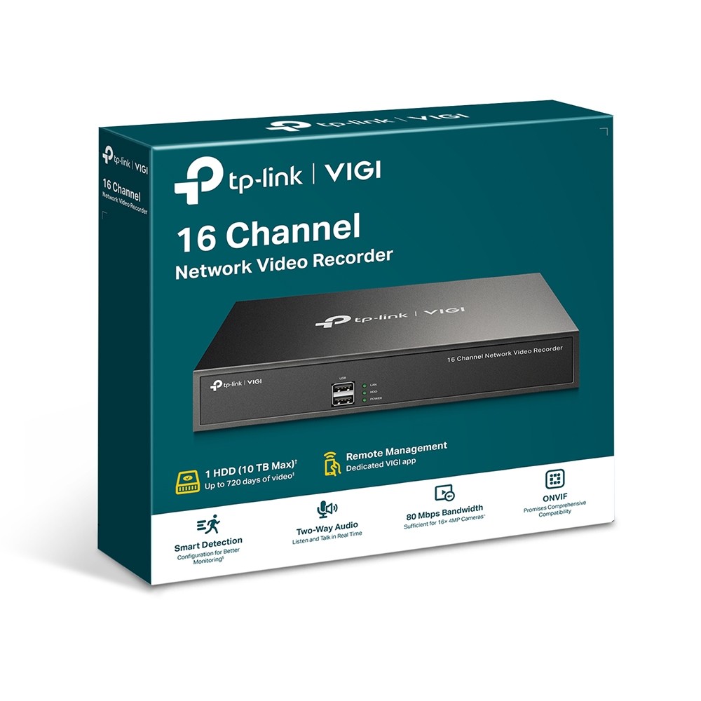TP-LINK VIGI NVR1016H video snemalnik, 16 kanalov 7