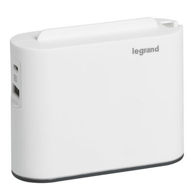 Razdelilnik 2x2P + USB A, belo/črn 4