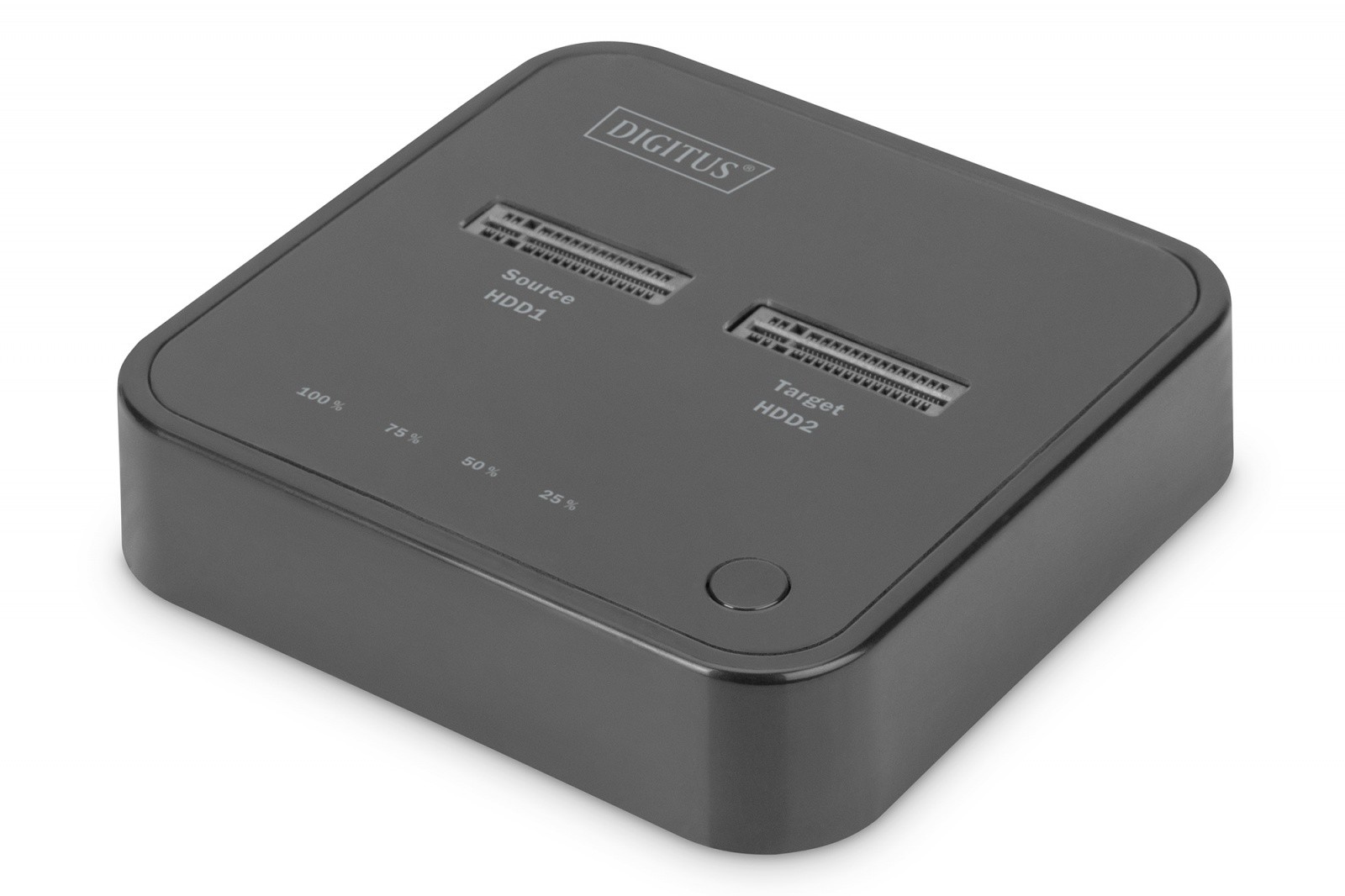 Dvojna postaja za SSD M.2 NVMe s kloniranjem, USB-C, črna