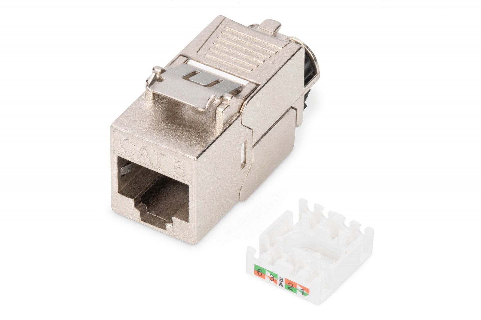 Keystone RJ45 modul kat. 8.1 STP, modularen, jeklen 6