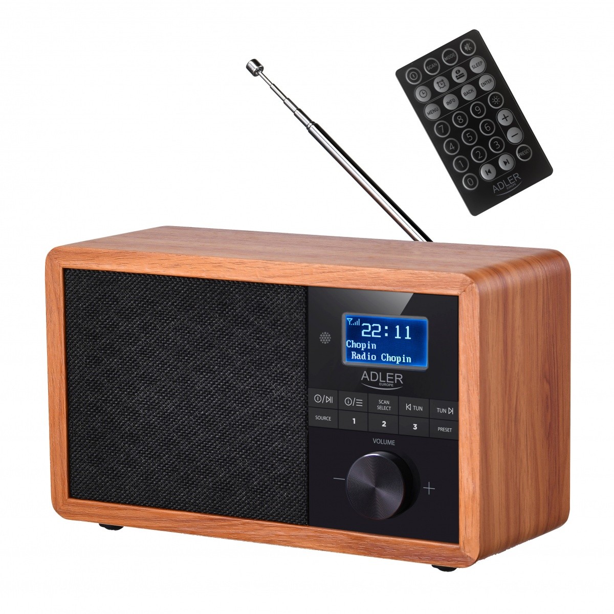 Adler DAB+ radio sprejemnik AD 1184 Bluetooth USB 2