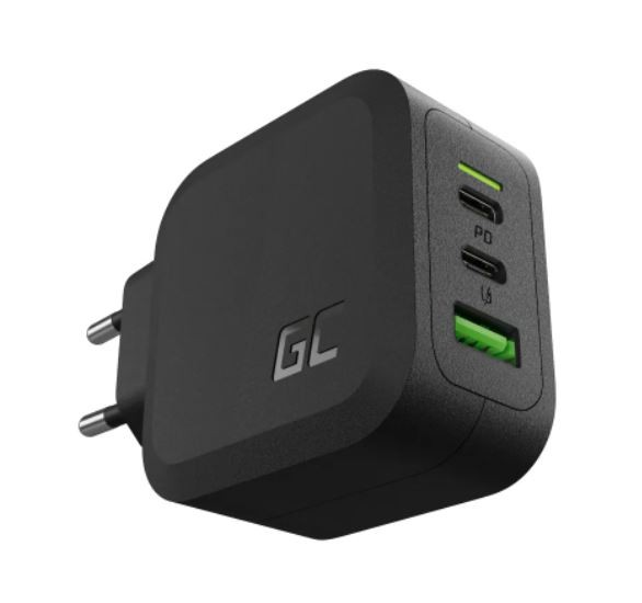 65W omrežni polnilnik PowerGaN, PD 3.0, QC 3.0, 2xUSB-C, 1xUSB-A 4