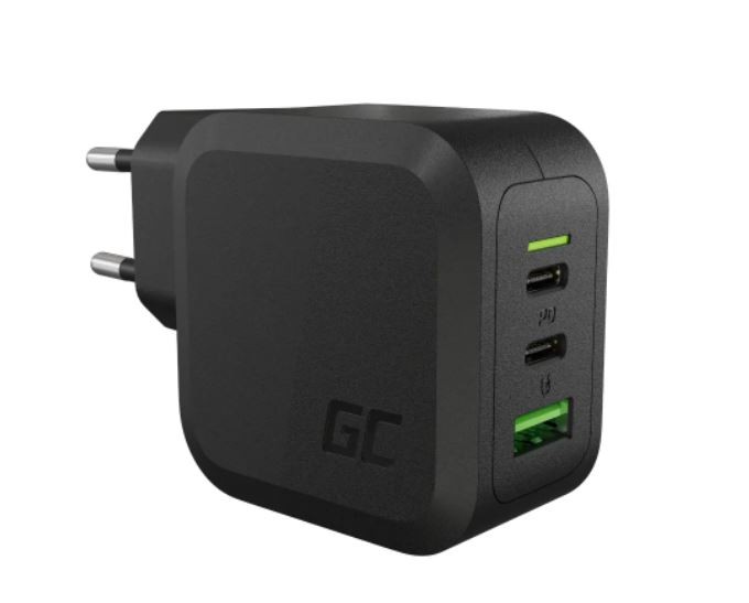 65W omrežni polnilnik PowerGaN, PD 3.0, QC 3.0, 2xUSB-C, 1xUSB-A 7