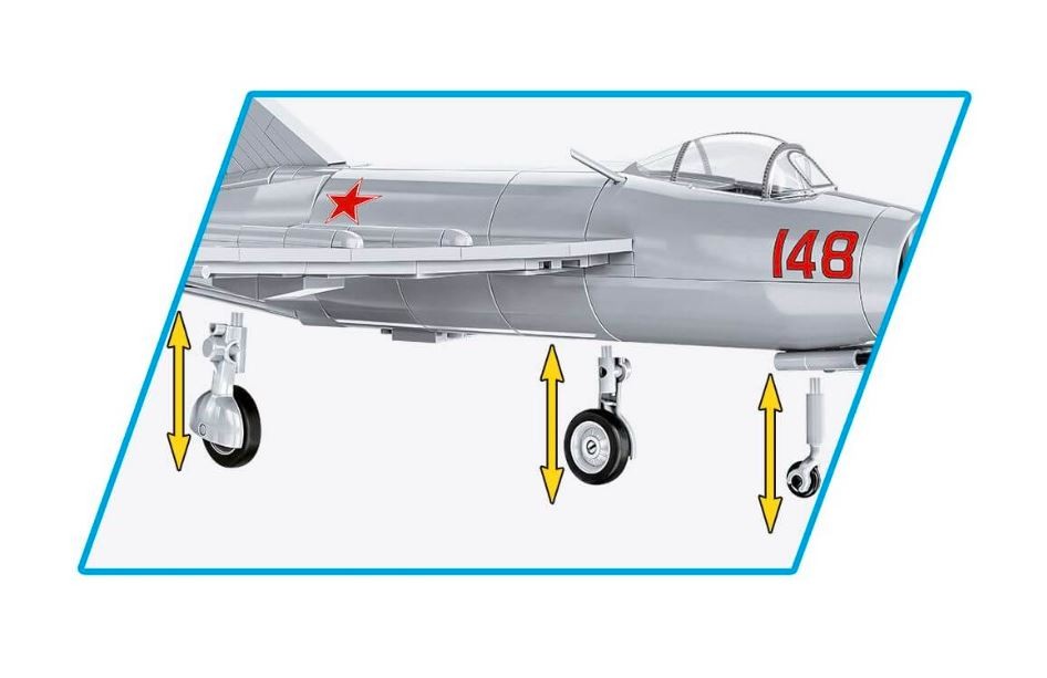 Gradbeni bloki MiG-15 Fagot 3