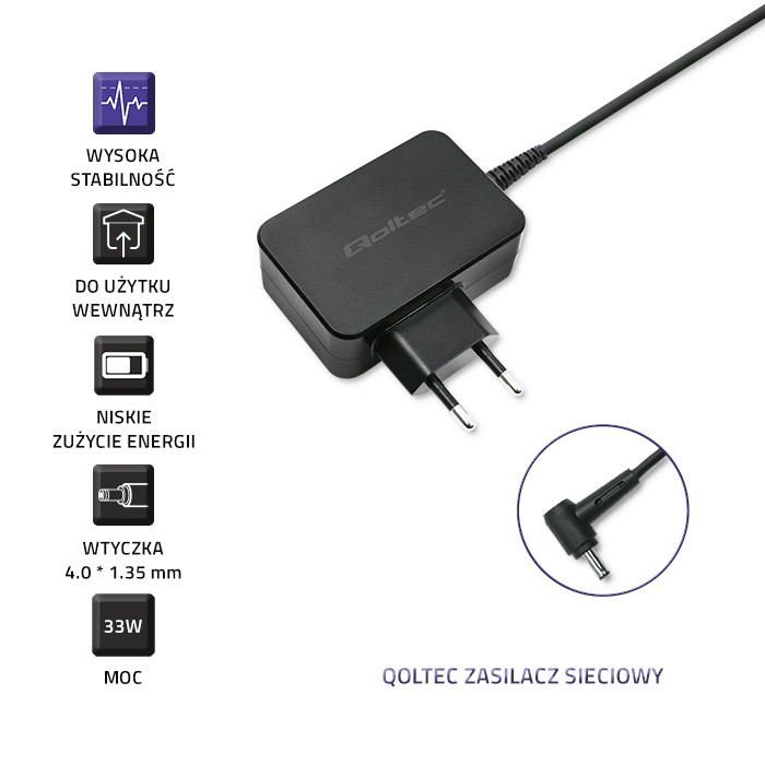 Napajalnik za ultrabook Asus 33W | 19V | 1.75A | 4.0*1.35 4