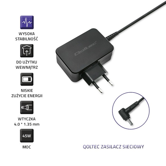 Napajalnik za ultrabook Asus 45W | 19V | 2.37A | 4.0*1.35 5