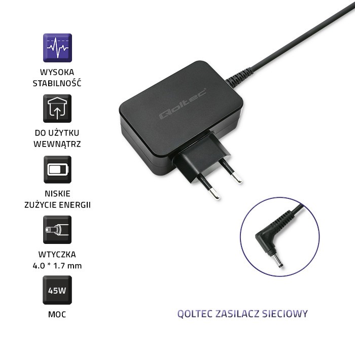 Napajalnik za Lenovo 45W | 20V | 2.25A | 4.0*1.7 4