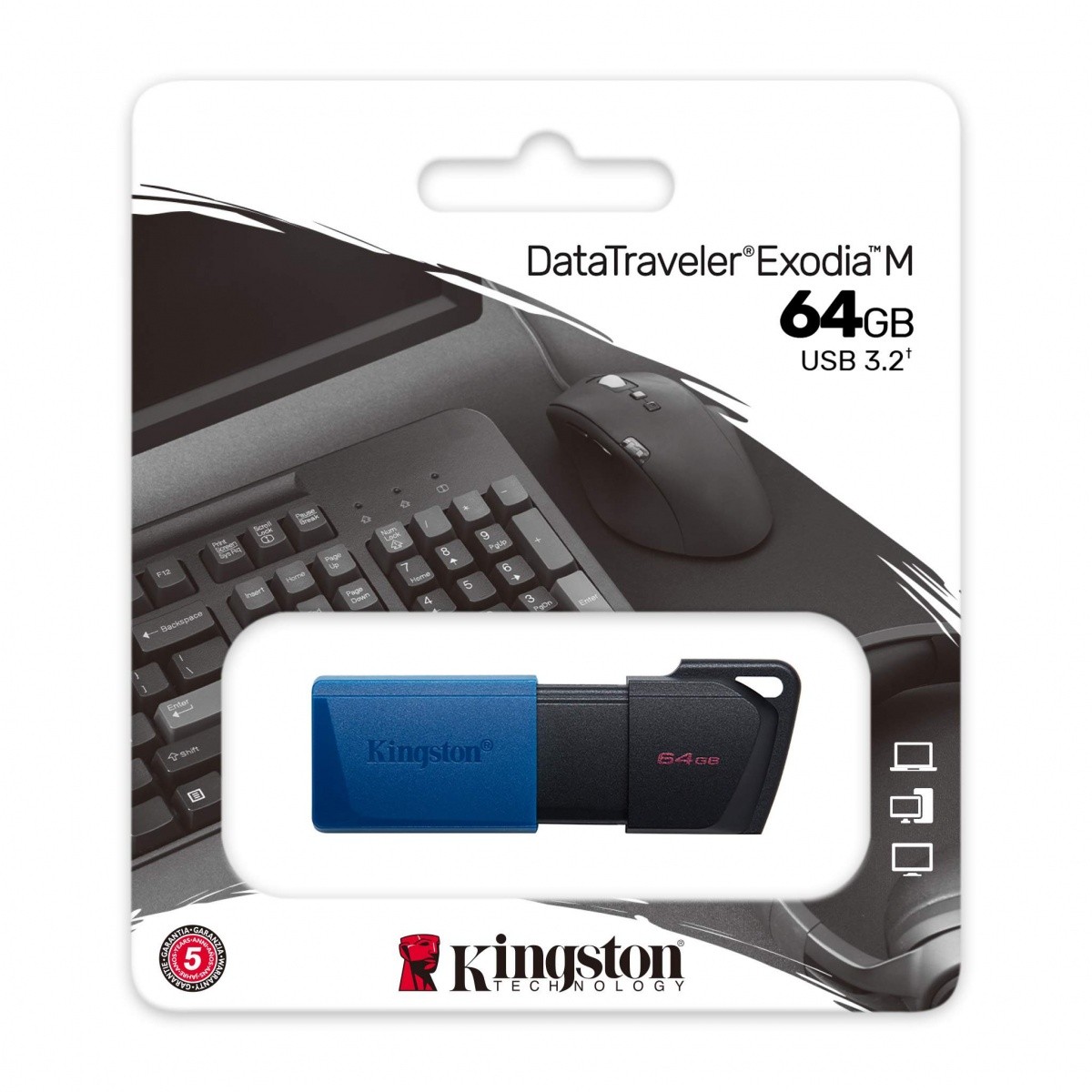 USB ključek Data Traveler Exodia M 64GB USB3.2 Gen1 3