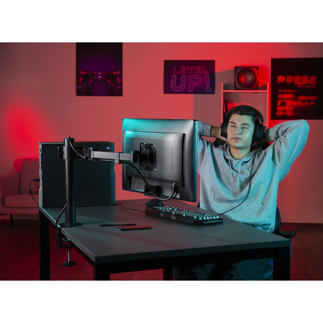 Stojalo za monitor z enim roko, 13-35 palcev 5