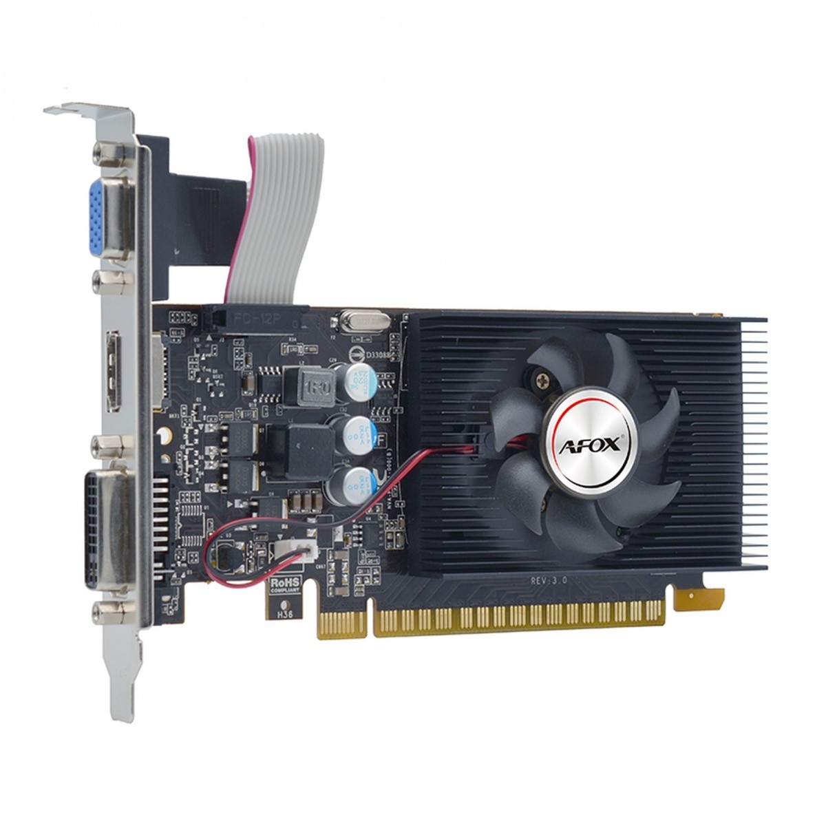 Grafična kartica AFOX GeForce GT240, 1GB DDR3, 128-bit, DVI/HDMI/VGA, LP 4