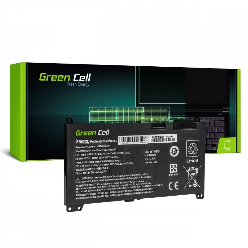 Baterija za HP RR03XL, 11.4V, 3400mAh
