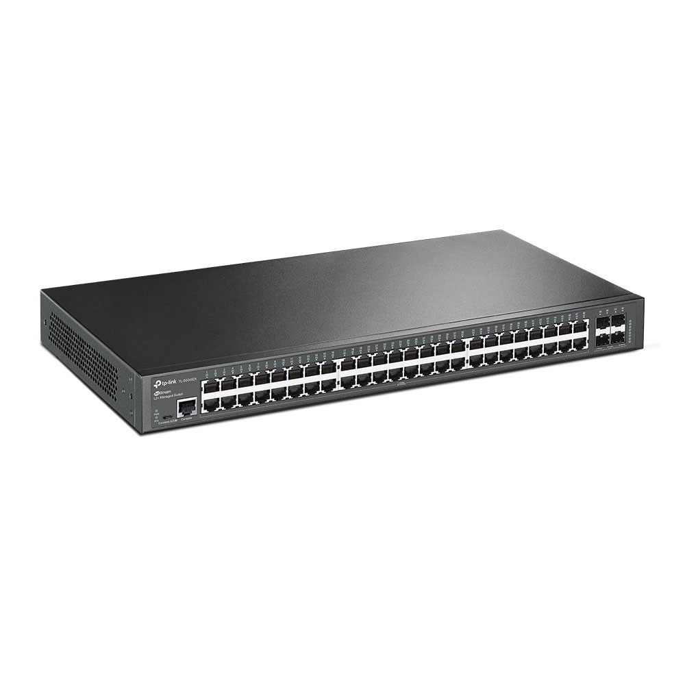 TP-LINK SG3452X upravljivi L2+ preklopnik: 48x GE, 4x 10GE SFP+ 2
