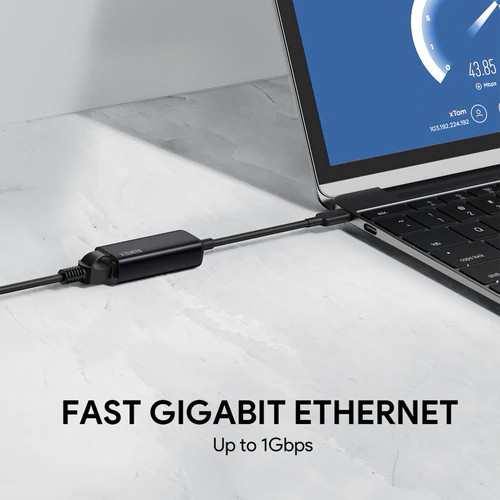 Mrežna kartica USB-C Gigabit RJ45 CB-A30, 1 Gb/s, USB 3.0, LED indikatorji 7