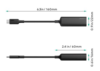 Mrežna kartica USB-C Gigabit RJ45 CB-A30, 1 Gb/s, USB 3.0, LED indikatorji 8